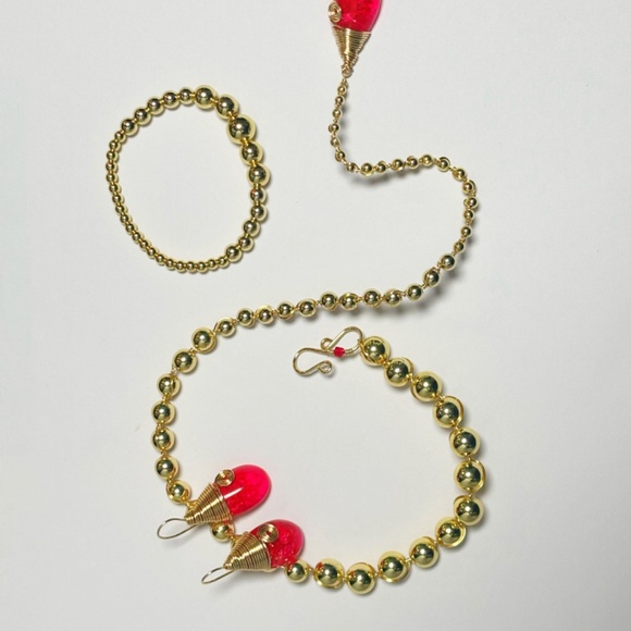 Unique & Versatile Snake-like Style - Necklace, Earrings & Bracelet Set - Picture 6 of 6